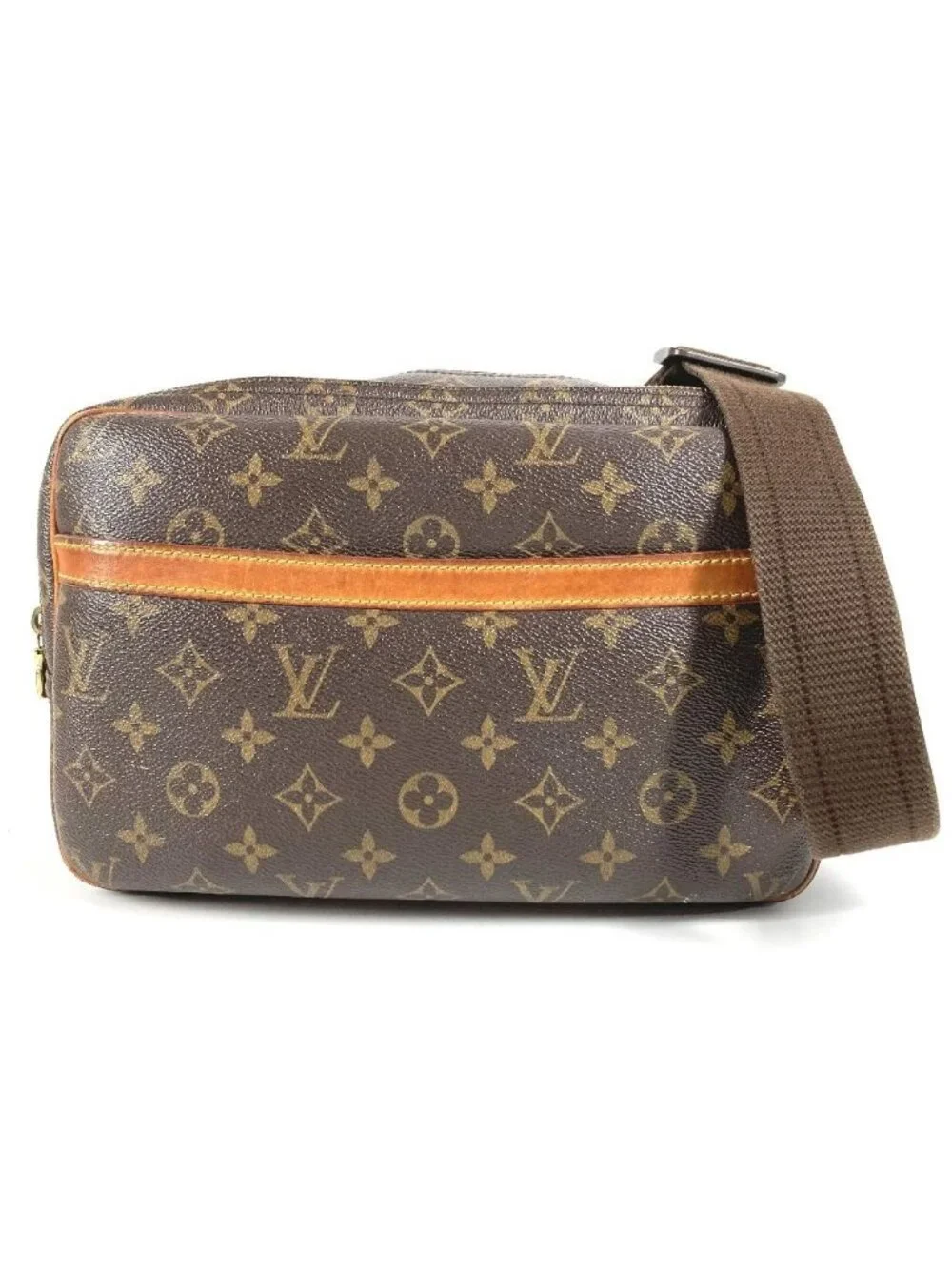 Louis Vuitton Shoulder Bag Reporter PM Lipoter PM Monogram Canvas Brown